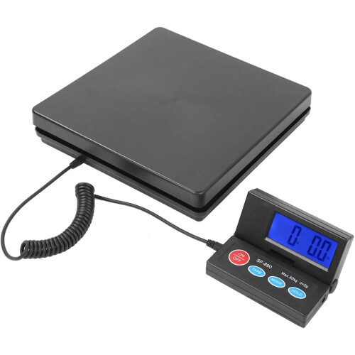 Parcel Scale 50 kg/2 g Platform Scale with LCD Display, High Accuracy, Quick Weighing, Automatic Shutoff 1