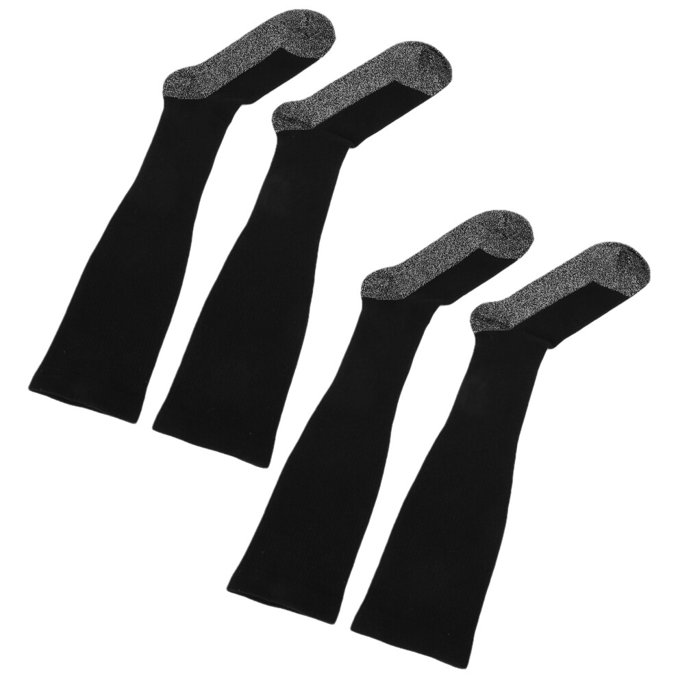 2Pcs Unisex Thermal Compression Socks Heated Aluminum Fiber Foot Warmer-image-OPC-PJM5YK2-NEW