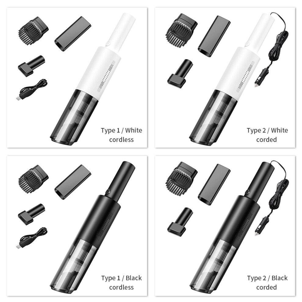 Portable Car Vacuum 6000Pa 120W Handheld Mini Vacuum Dust Cleaner