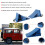 2pcs Portable Wheel Chock Anti Slip Tire Stop 15