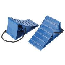 2pcs Portable Wheel Chock Anti Slip Tire Stop