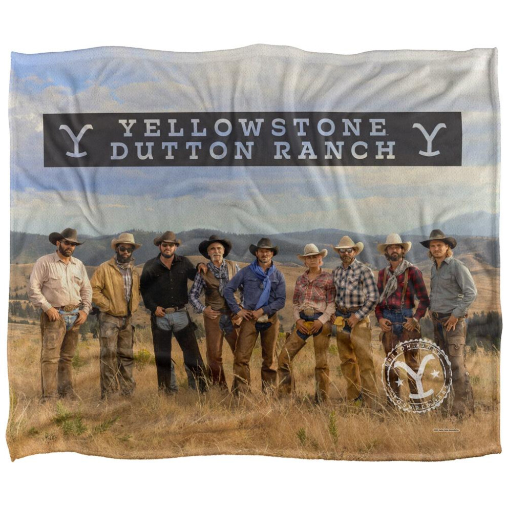 Yellowstone Dutton Ranch Silky Hands Supersoft Blanket 152Cm