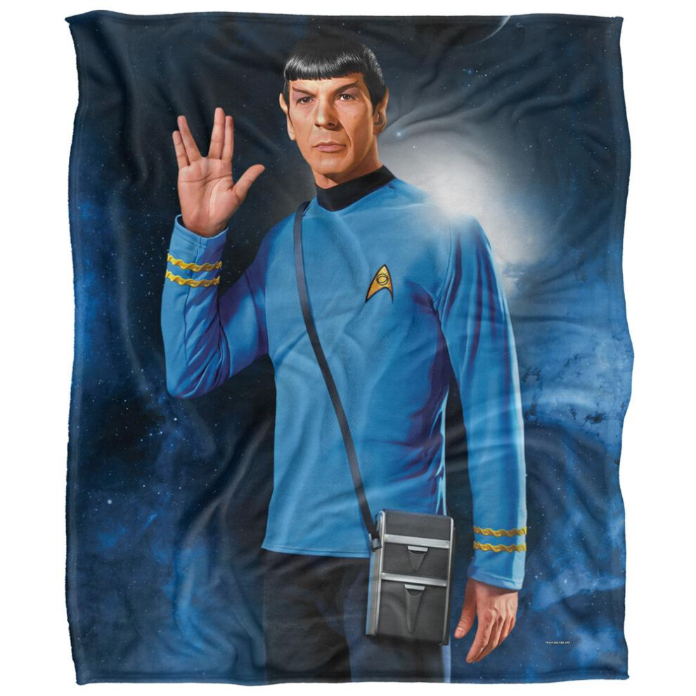 Star Trek Silky Spock Supersoft Blanket 152Cm