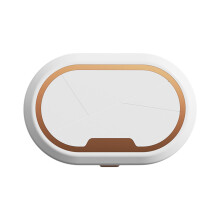Ultrasonic Lens Cleaner Machine with Mirror, Tweezers, and Removable Lens Container for Safe Cleaning