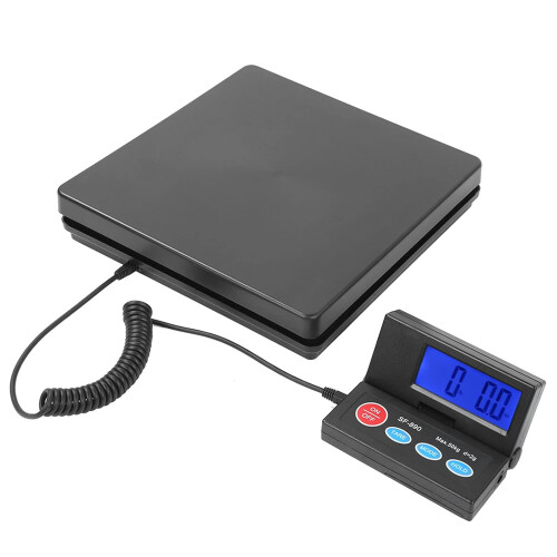 Parcel Scales 50kg Digital Platform Scale with External LCD Display for Packaging Transport EU Plug Adapter 1