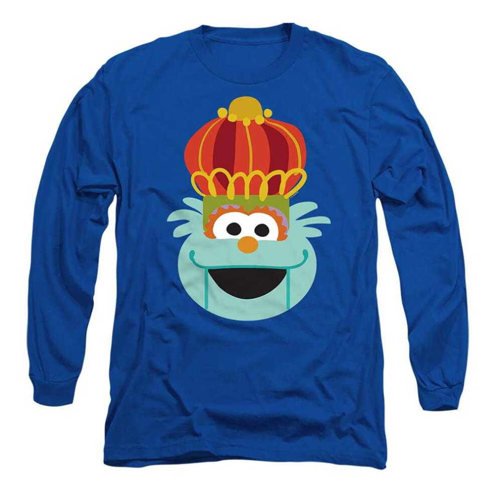 (XXL, Royal Blue) Sesame Street Unisex Adult Nutcracker Long-Sleeved Christmas T-Shirt-image-OPC-PJM687W-NEW