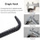 16mm Manhole Hook Tool - Portable Steel Puller for Manhole Covers, 42cm Length Crowbar with Rectangular Handle 4