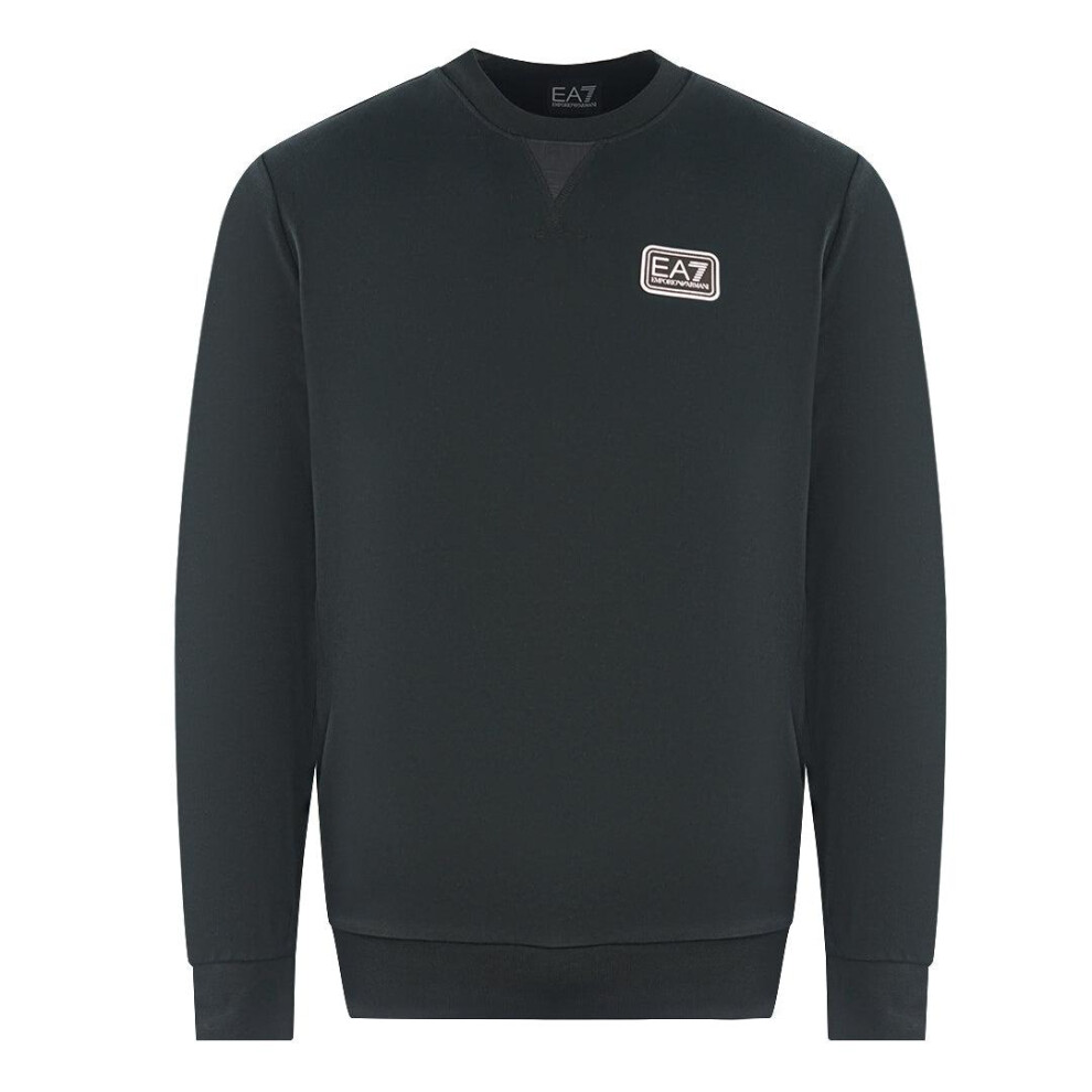 Emporio Armani EA7 Mens Patch Logo Sweatshirt