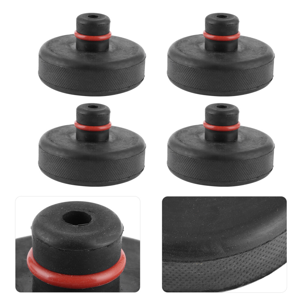 4Pcs Rubber Aluminum Jack Lift Pads For Tesla Models 3, Y, S, X Black 4071340820746