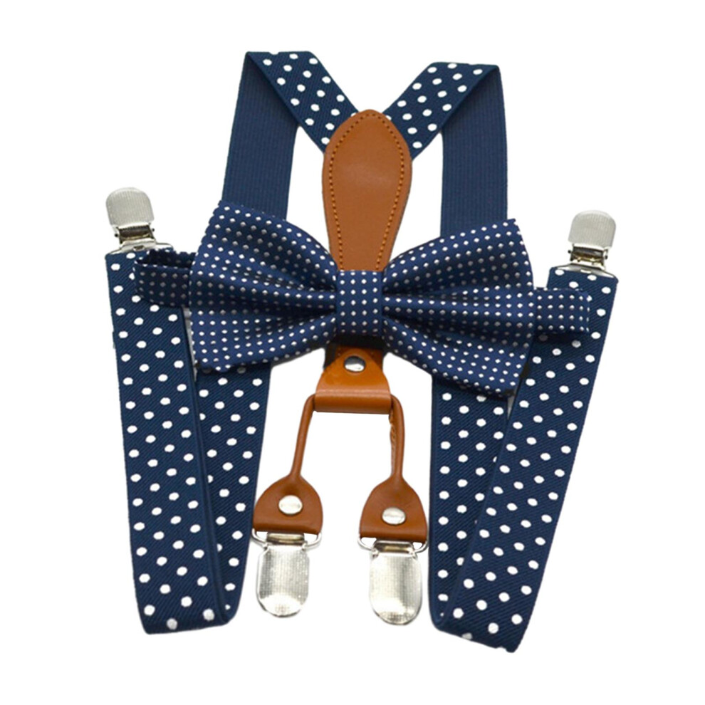 (Navy Blue, 25x100cm) Suspender for Men Women Formal Pants Suspender for Jeans Dance Costume