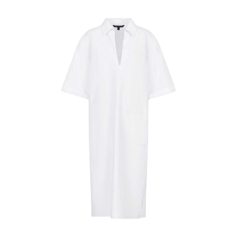 (8 UK, White) Armani Exchange Womens/Ladies Dress-image-OPC-PJM6R27-NEW