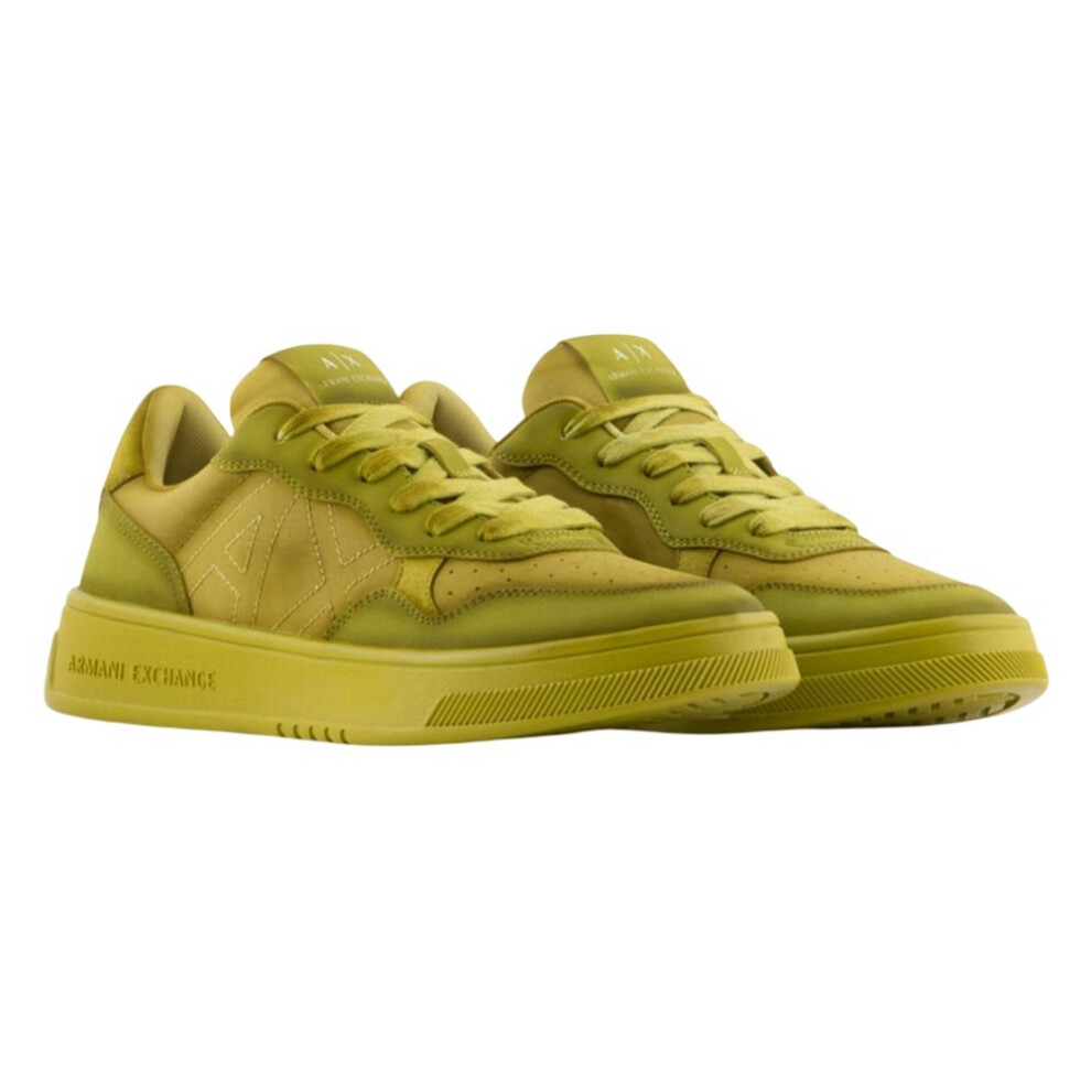 (8 UK, Yellow) Armani Exchange Mens Trainers-image-OPC-PJM6R8F-NEW