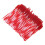Compact 200pcs Bright Red Applicator Set for Mascara & Eyebrows 1