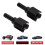 2 Stück Stahl RC Diff Outdrives 32x12.5mm 5mm Schwarz 3