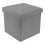 Foldable Storage Ottoman Bench, Multi-Purpose Seat, 30x30x30cm 14