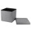 Foldable Storage Ottoman Bench, Multi-Purpose Seat, 30x30x30cm 13