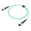 MPO-zu-MPO Patchkabel 8F OM3 1 m Aqua LSZH 6