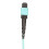 MPO-zu-MPO Patchkabel 8F OM3 1 m Aqua LSZH 9