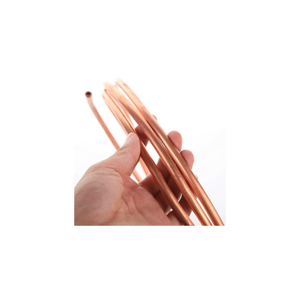Copper Coil 1 Metre Air Conditioning Copper Pipe Annealed T2 Refrigeration Hose 4Mm X 1Mm For Gas Water Sanitary Cooling 6493810662232