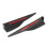 Black Side Skirts for Ford Mustang Roush 2015+ ABS Splitter Winglet 15
