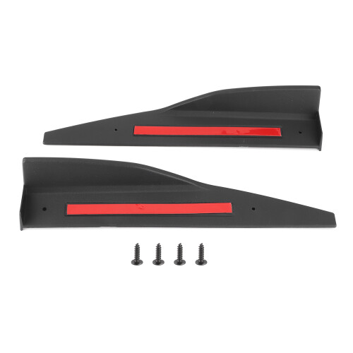 Black Side Skirts for Ford Mustang Roush 2015+ ABS Splitter Winglet 1