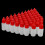 50pcs 10ml Red Squeezable Eye Drop Bottles, Portable, 2x6cm 10