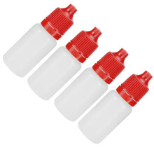 50pcs 10ml Red Squeezable Eye Drop Bottles, Portable, 2x6cm