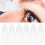 Squeezable 10ml Eye Drop Containers - 50Pcs in White Reusable 15