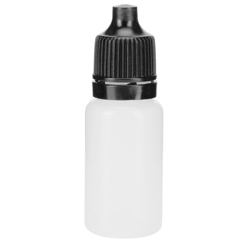 50 pcs 10ml Portable Squeezable Eye Drop Bottles Black, 2x6cm 2