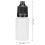 50 pcs 10ml Portable Squeezable Eye Drop Bottles Black, 2x6cm 6