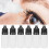 50 pcs 10ml Portable Squeezable Eye Drop Bottles Black, 2x6cm 12