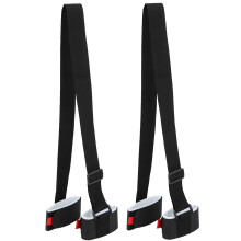 Family Ski Essential: 2Pcs Shoulder Straps for Skis & Poles Support