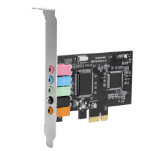 Pcie 5.1 Channel Sound Card 6 Channel Audio with CD Accessories, 96KHz