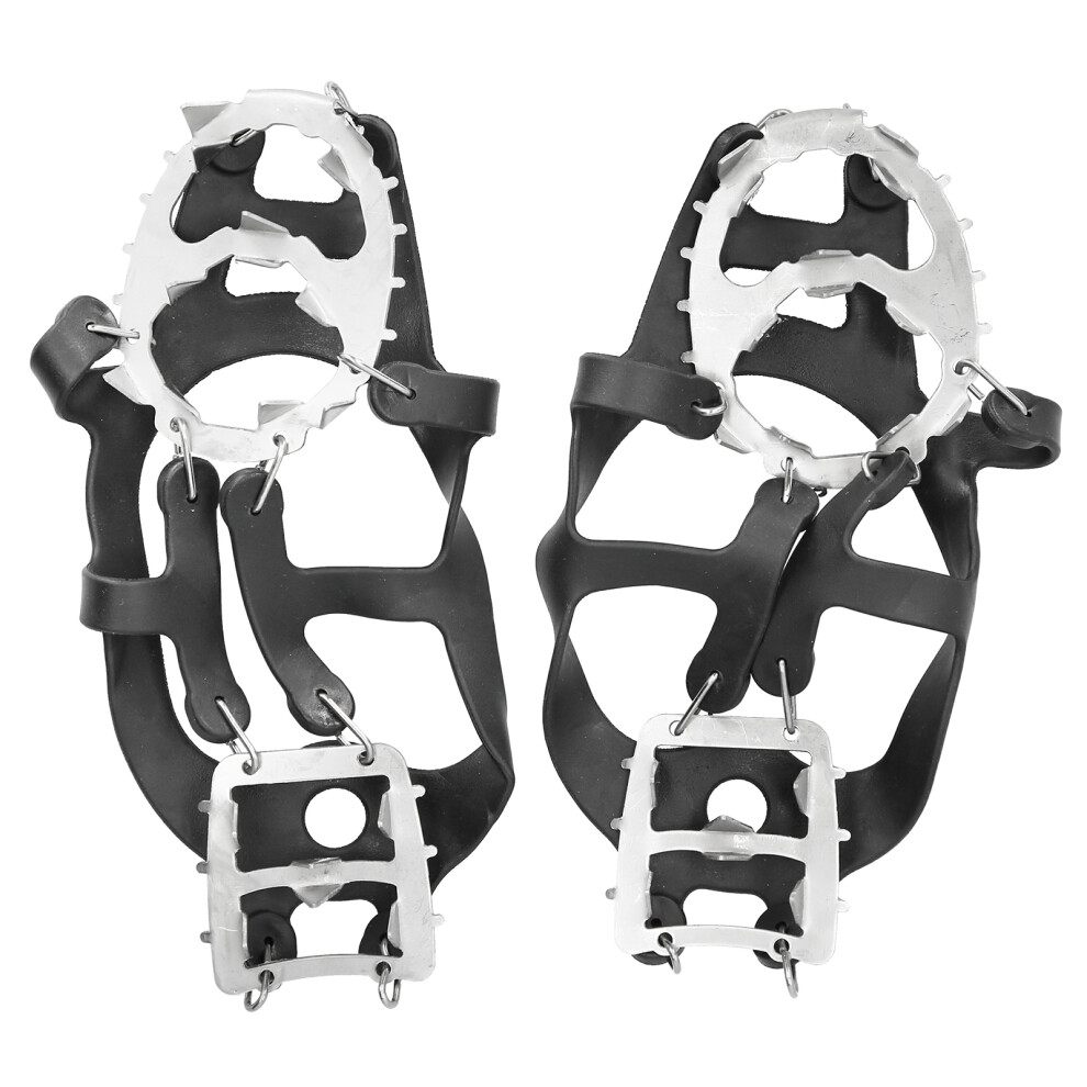 Anti-Slip Snowshoe Covers with 18 Teeth - Durable Silicone Grip