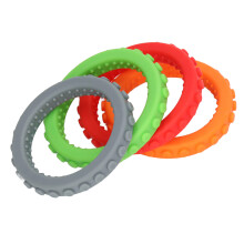 4 Stück Baby Beißketten Armband Silikon Kühlbar Hitzebeständig Zahnungs Spielzeug
