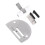 High-Quality Iron Sewing Machine Needle Plate Kit Easy Install 8