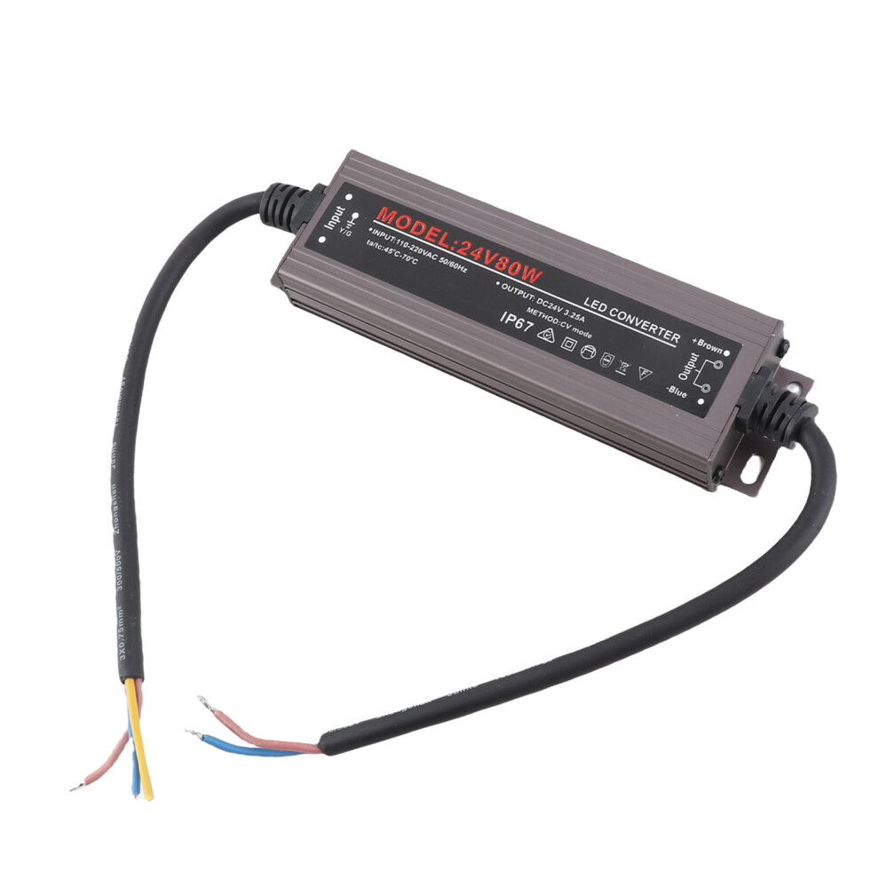 80W Waterproof Led Power Supply Slim Ac110-250V Driver Ultrathin Design 8381340836248