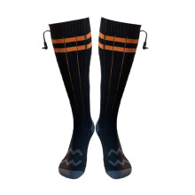 Elektrische beheizbare Socken, waschbare Heizsocken, winterwarme Socken für Camping, Skifahren, Wandern und Outdoor-Aktivitäten