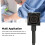 Mini 5MP Autofocus 1080P Webcam with Mic for Windows & Android 9