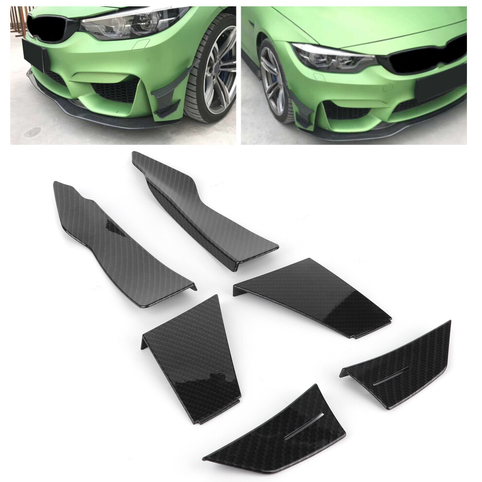 Front Lip Splitter Bumper Side Fins Abs For 3ÂSeries F80 M3 2015Â19 6911340836720