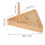 Triangular Wooden Bead Tray for DIY Jewelry Weaving Bead Loom 5