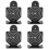 Humanoid 4Pcs Aluminium Shooting Targets - Improve Success Rate 2