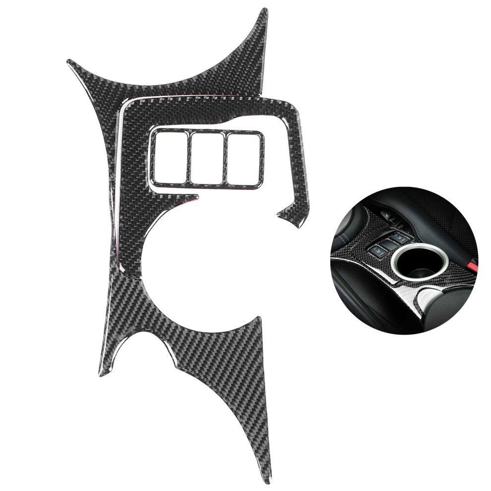 Carbon Fiber Dashboard Cup Holder Cover Fit For Nissan 370Z Z34 2009Â2020 7901340842714