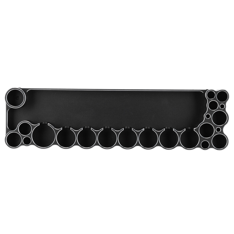 Aluminium Alloy Rc Model Car Tool Rack Stand Black 215X58x25mm 7891340843463