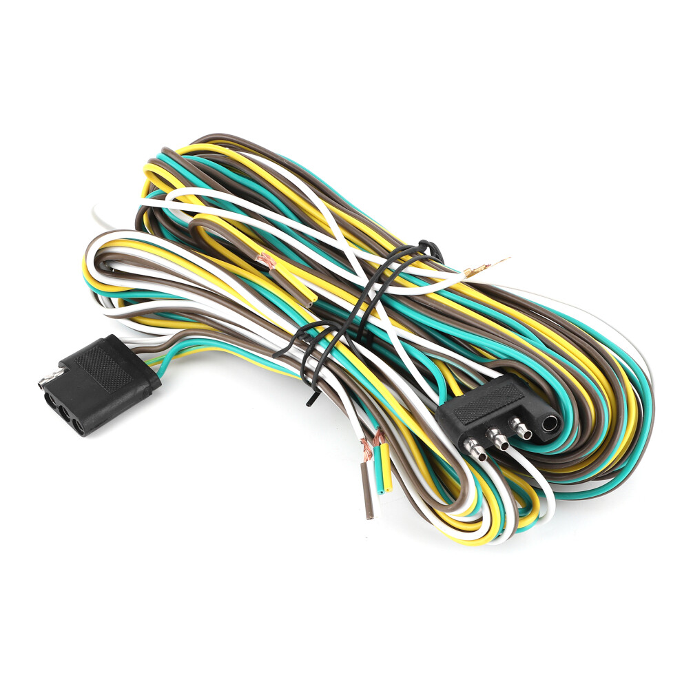 36Ft Trailer Wiring Harness Extension Kit 4 Flat 4 Wire Pvc 9471340843618