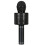 (Black) Wireless Karaoke Microphone Portable Handheld Mic Speaker Machine For Adult Kids 2