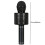 (Black) Wireless Karaoke Microphone Portable Handheld Mic Speaker Machine For Adult Kids 3