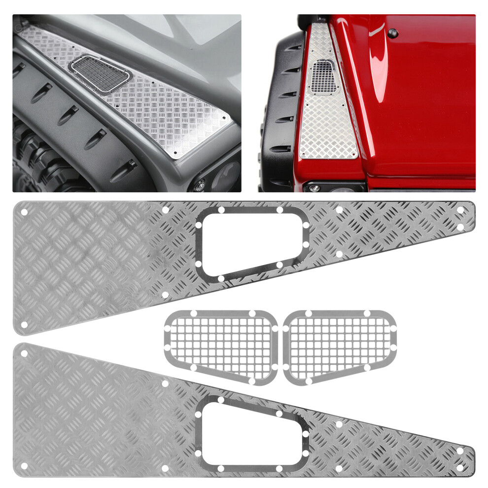 Metal RC Skid Plate Sides 12cm for 1/10 TRX4 Off-Road Car-image-OPC-PJM6VNB-NEW