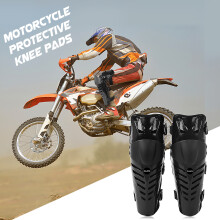 Motorcycle Knee Pads Set PE EVA 11x39cm Adjustable Breathable