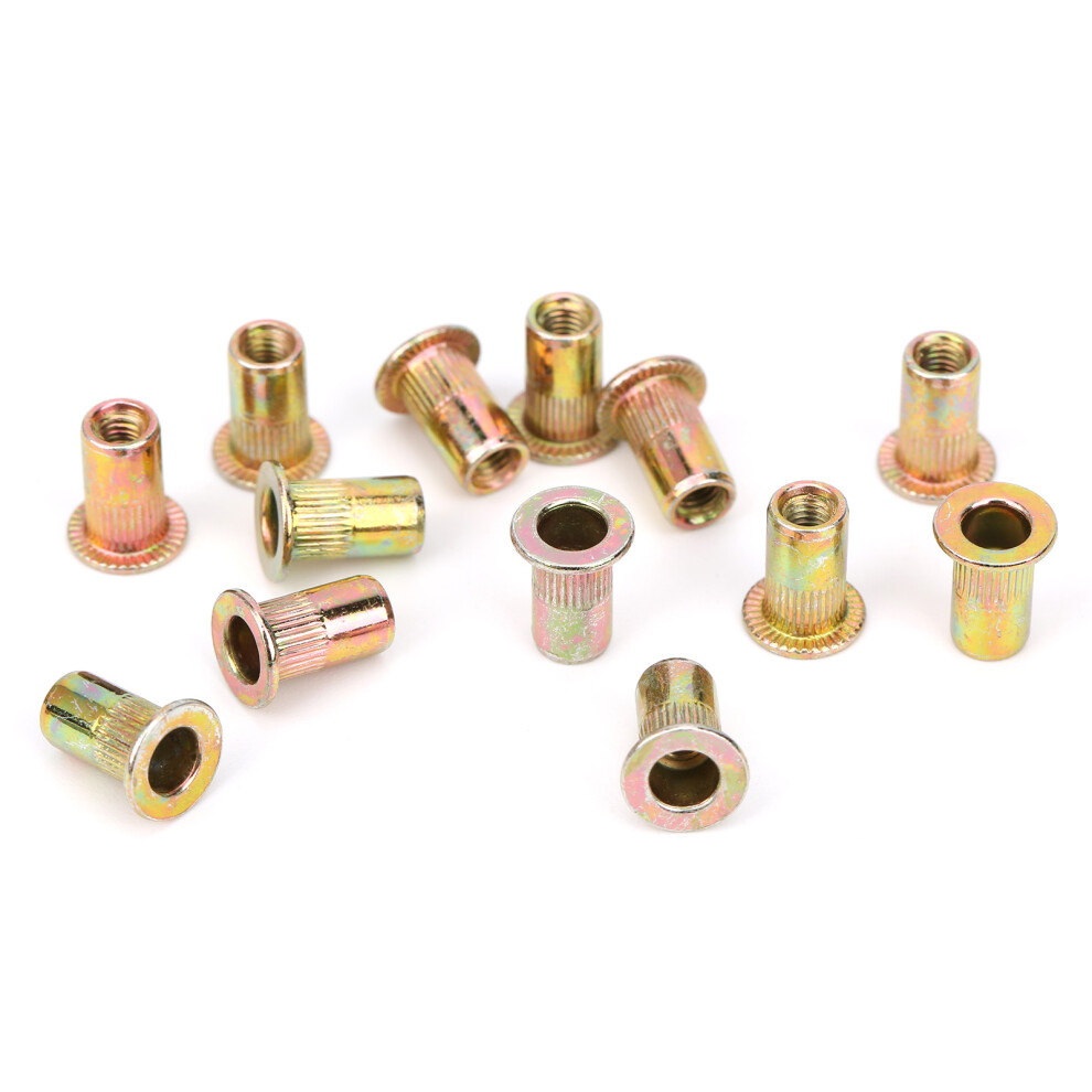 200Pcs M3 Zinc Plated Rivet Nut Fasteners Carbon Steel Hardware Kit 3441340849695